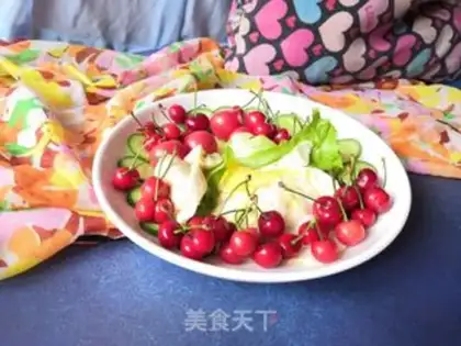 Make Fruit egg salad step 7