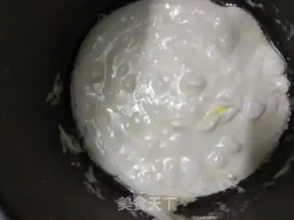 Make The souffle of tea and snow step 4