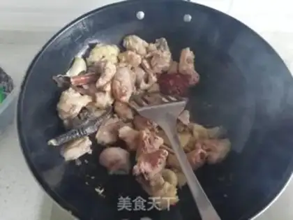 Make Potato chicken step 3