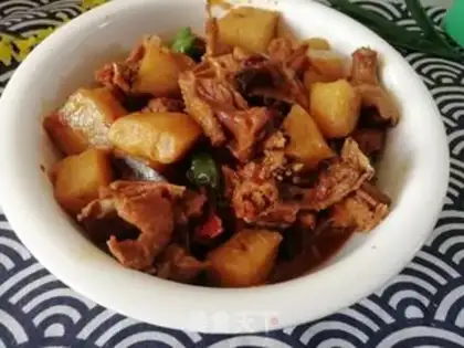 Make Potato chicken step 10