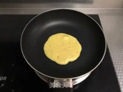 Make Banana omelet step 7