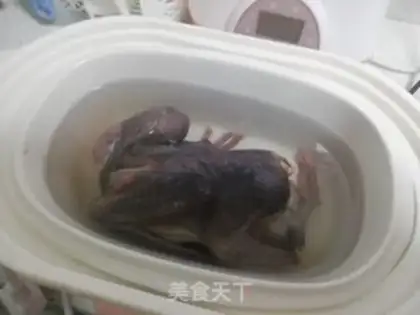 Make Soup of mushroom pigeons step 0