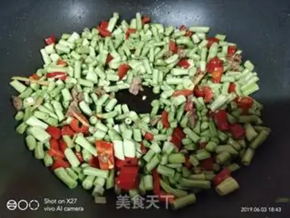 Make Beef bean horns step 2
