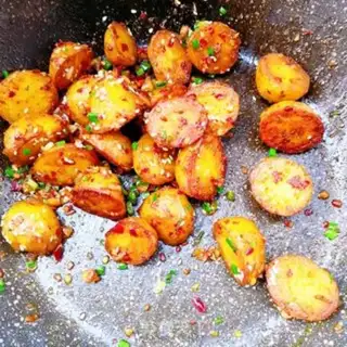 Make Fried potatoes step 11