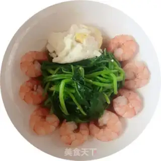 Make The spinach shrimp egg diet step 0