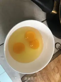 Make The spinach shrimp egg diet step 1