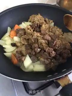Make Beef pan step 1