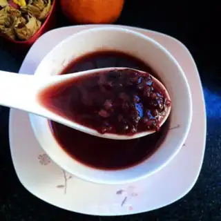 Make Black rice congee step 7