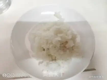 Make Vegetable egg fried rice step 1
