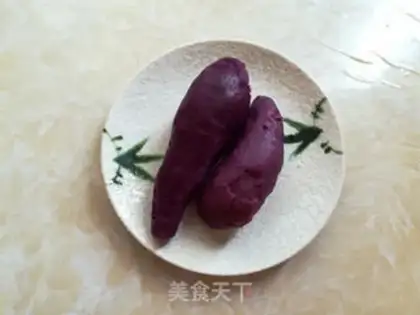 Make Potato sesame cake step 1
