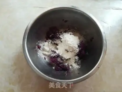 Make Potato sesame cake step 3