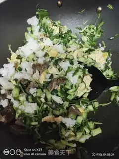 Make Vegetable egg fried rice step 6