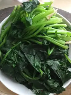 Make Garlic and spinach step 2