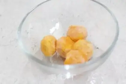 Make Salted egg yolk step 3
