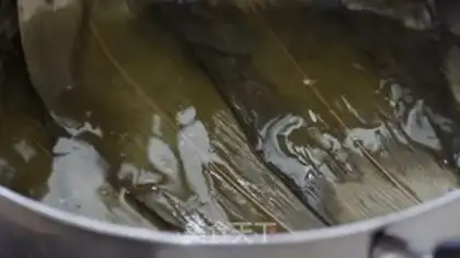Make Salted egg yolk step 4