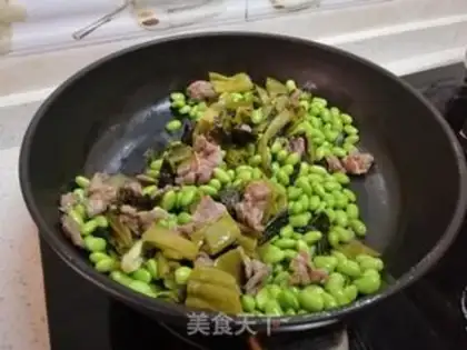 Make Sour beef beans step 6