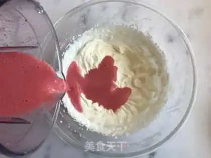 Make Strawberry cream ice cream step 4