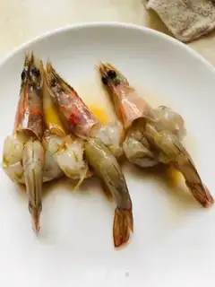 Make Butterfly shrimp steamed eggs step 8