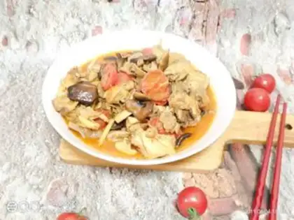 Make "Sacred fruit mushroom beer chicken." step 9