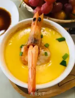 Make Butterfly shrimp steamed eggs step 19