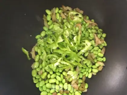 Make Squeaky peppers, soybeans step 2