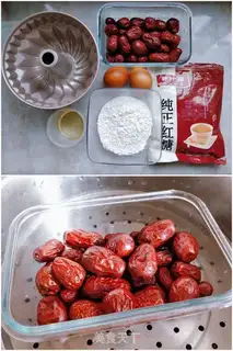 Make Red date cake step 0