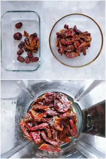 Make Red date cake step 1