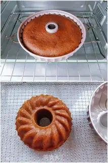 Make Red date cake step 6