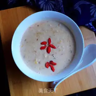 Make Red date milk oatmeal step 7