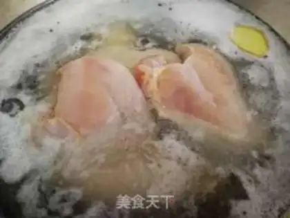 Make Chicken silk step 1