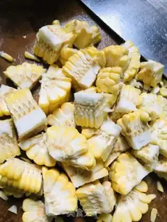 Make Corn steak soup step 1