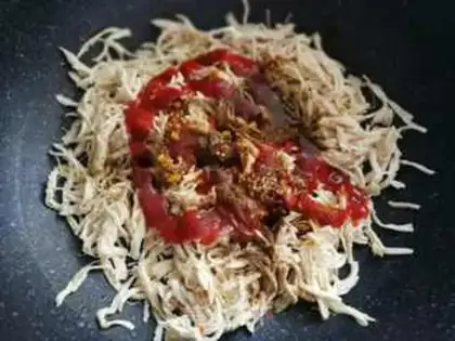 Make Chicken silk step 6