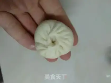 Make Plums and meat buns step 7