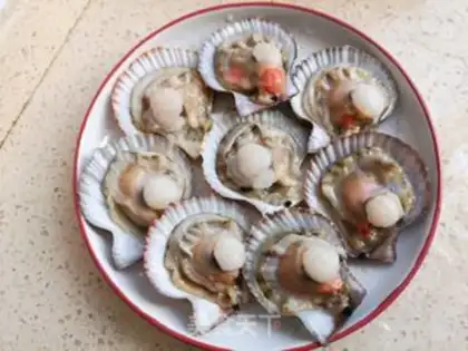 Make Garlic scallops step 2