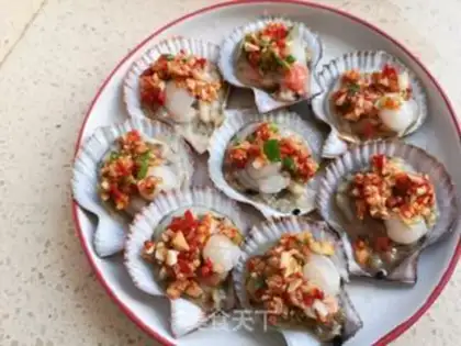 Make Garlic scallops step 7