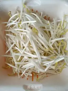 Make The green bean sprouts step 1