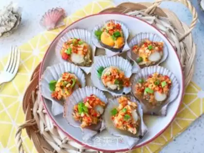 Make Garlic scallops step 10