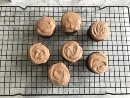 Make Chocolate cupcakes step 7