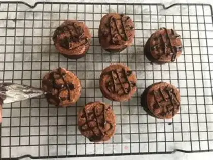 Make Chocolate cupcakes step 9