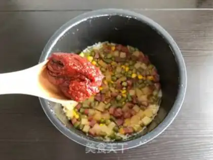 Make Korean rice step 8