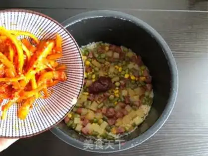 Make Korean rice step 9