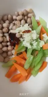 Make Celery peanuts step 4