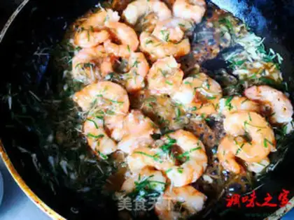 Make Garlic shrimp step 6