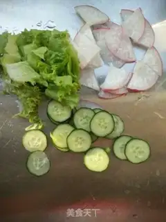 Make Vegetable fan step 1