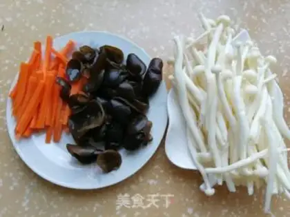 Make Fried sea mushrooms step 1