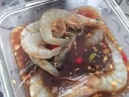 Make Drunk shrimp step 16