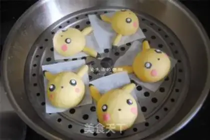 Make Sweet buns of Bikachu step 8