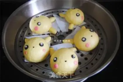 Make Sweet buns of Bikachu step 9