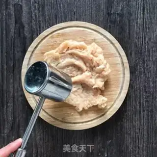 Make Chicken oatmeal cheeseball step 1