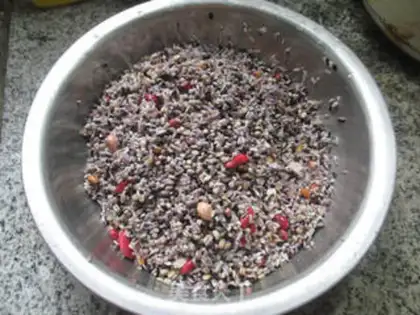 Make Poo-poo rice step 4